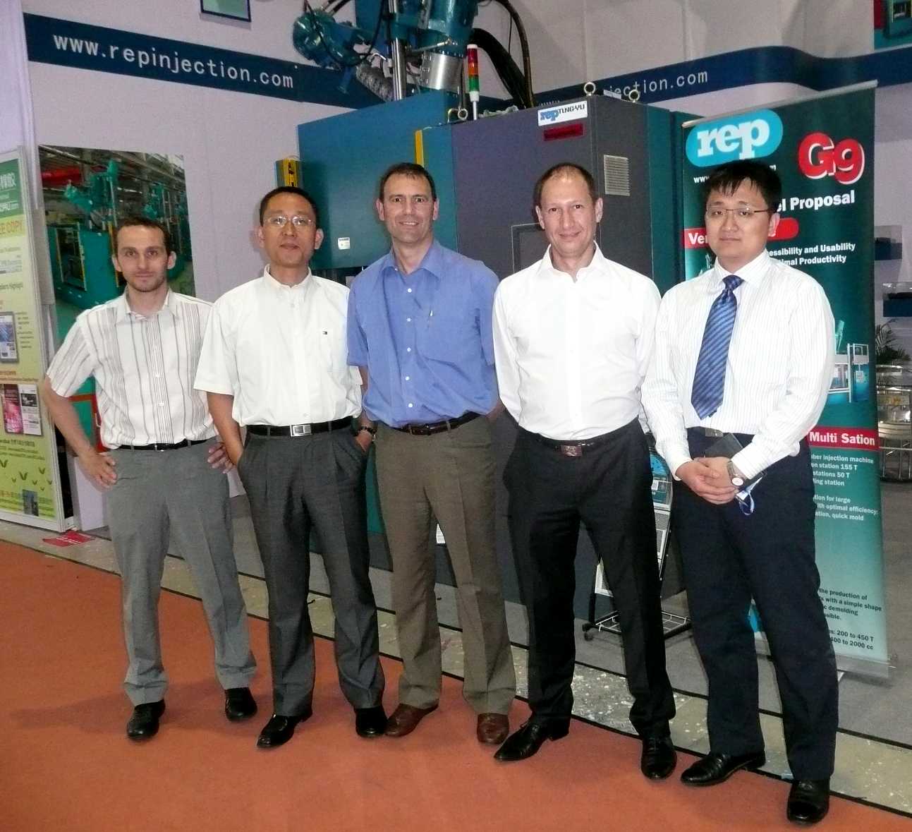 technical assistance in rubber molding process - REP CHINA customer support 
