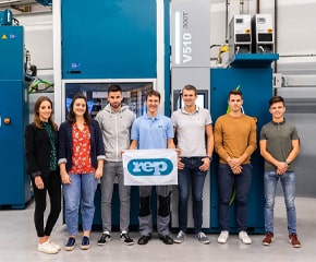 The young trainees welcomed at REP international in 2018
