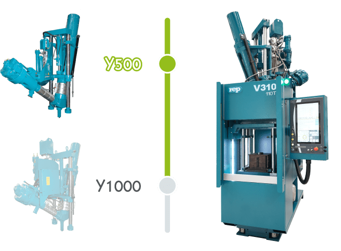 rubber injection molding machine V310 Y500 
