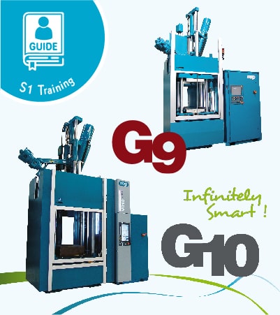 Operating a G9/G10 injection press 